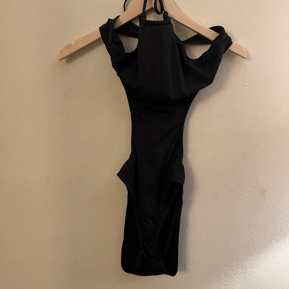 Black Halter Swimsuit